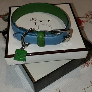 Coach Leather Dog Collar